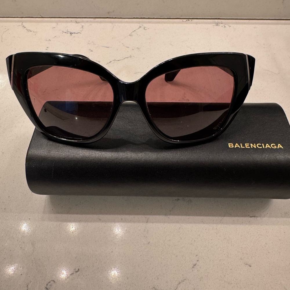 Balenciaga Black Sunglasses